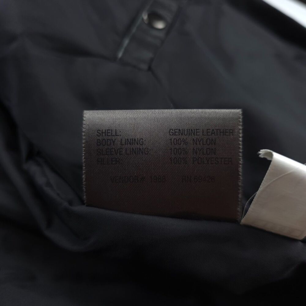 VINTAGE Wilsons Leather Button Down Jacket Minima… - image 10